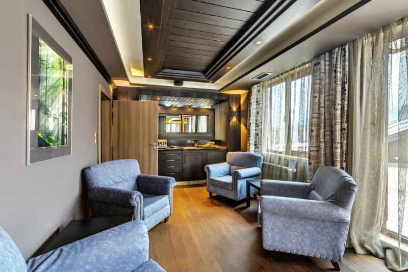 Amira Boutique Hotel Bansko Exterior foto A 3D rendering of a living room